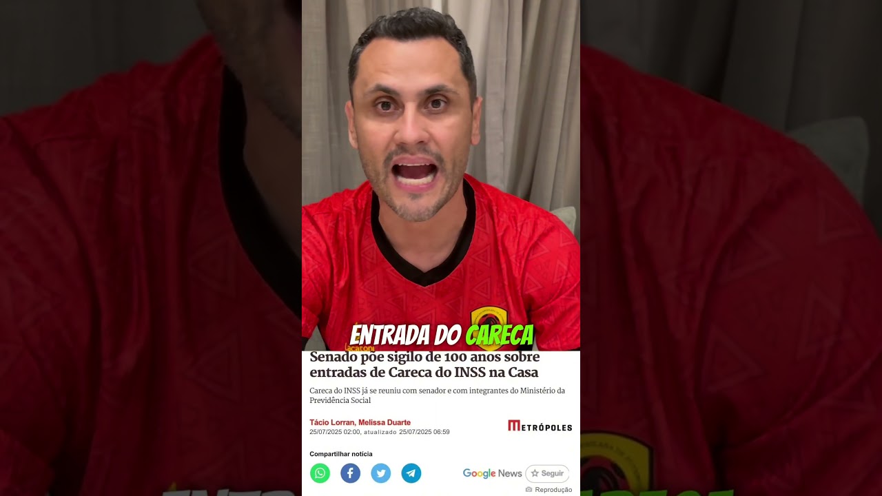 Moraes. Quero ver se voc&ecirc; &eacute; tigr&atilde;o e mandar tirar o sigilo que o Senado  colocou ao careca do inss.