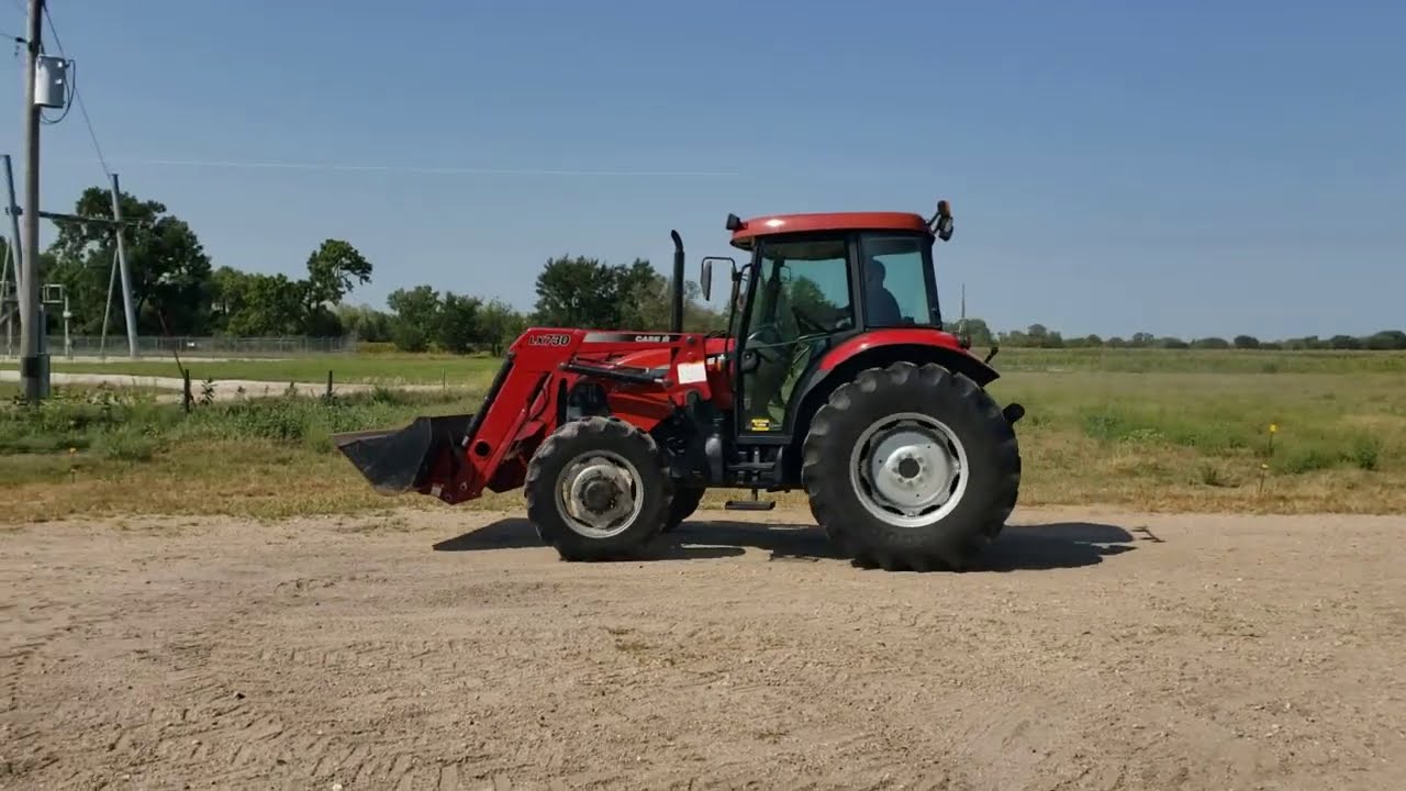 2006 Case IH JX95 MFWD Tractor with LX730 Loader