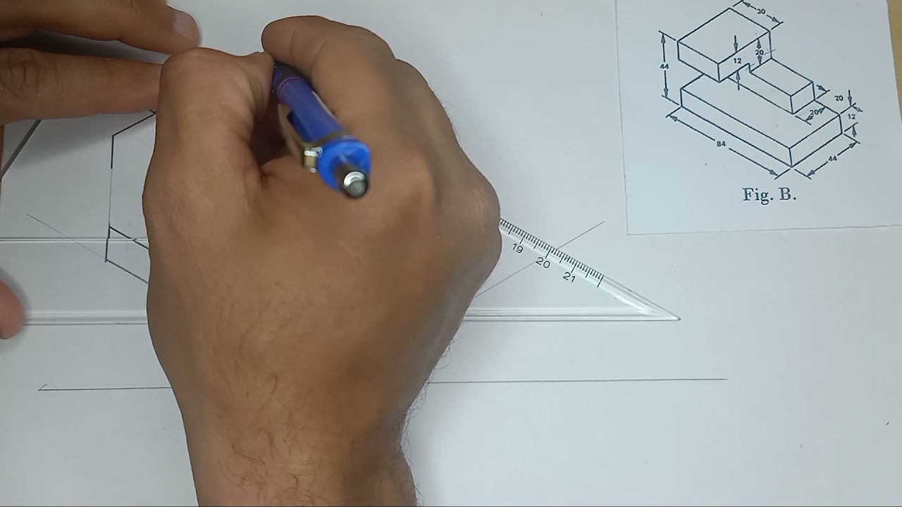 رسم المنظور الهندسي الأيزومترك (2)