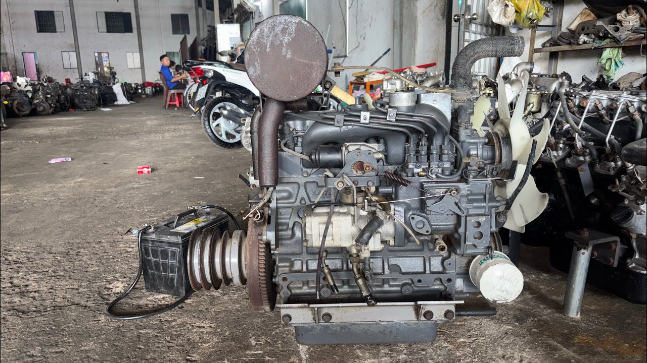 Siêu VIP Động Cơ Kubota V2203 Lóc Xám 50ps 2.1 Nổ Cực Êm 📲 0373453633 - 0913948706