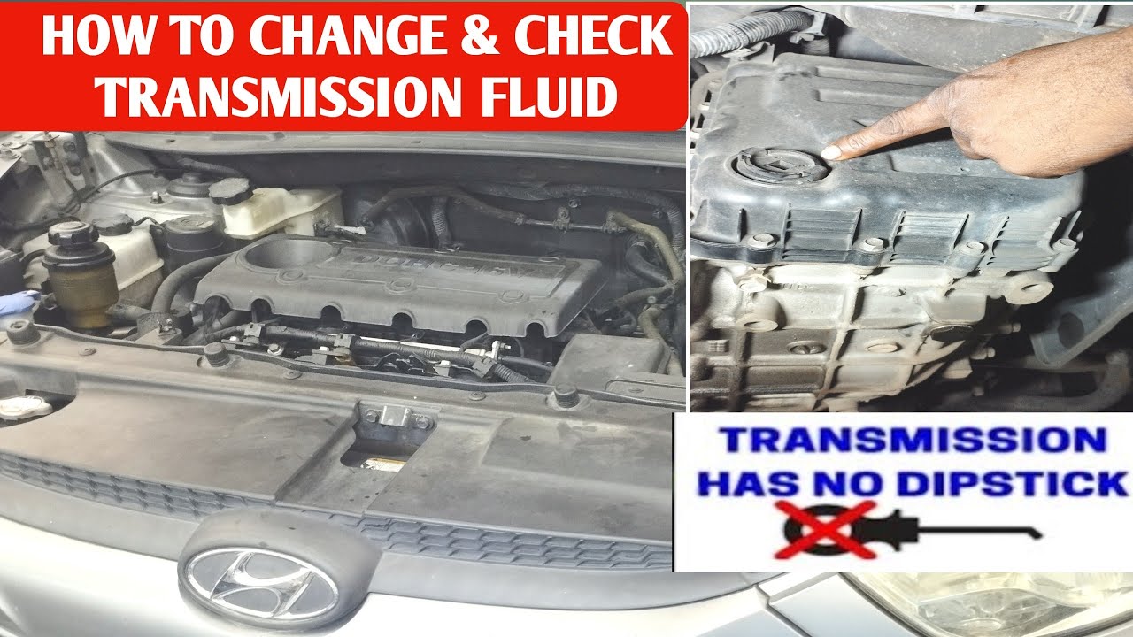 How to change Auto transmission fluid & check fluid level Hyundai Tucson 2011