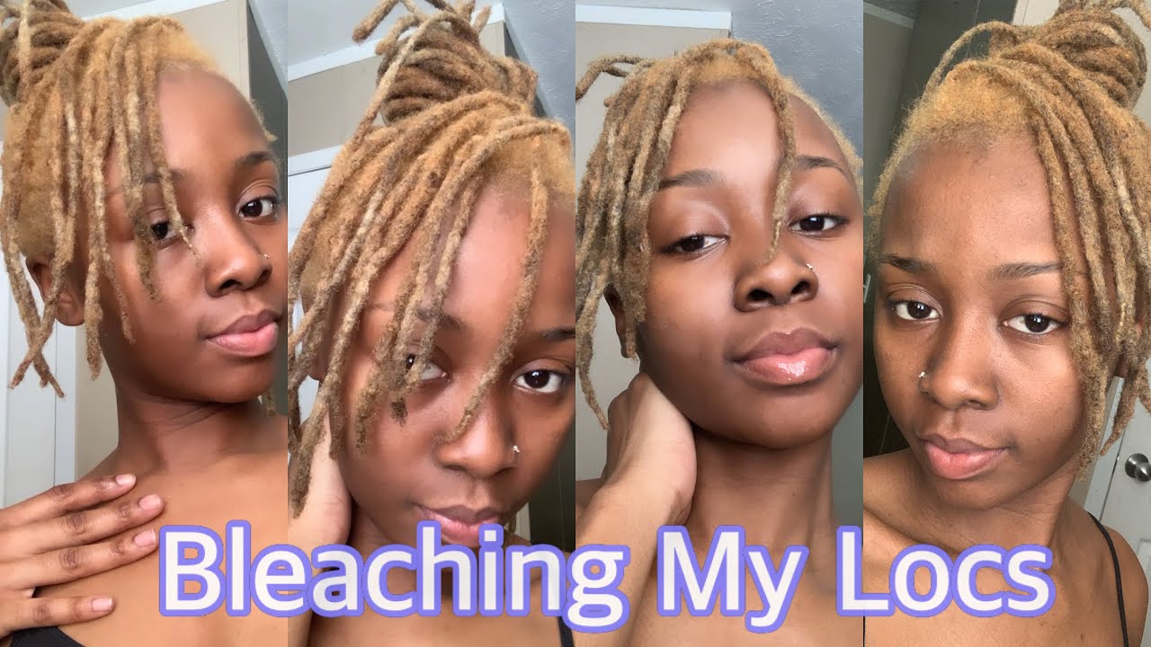 Bleaching my locs..