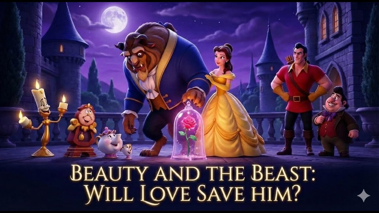 Beauty and the Beast 🥀 | Classic Cartoon Story