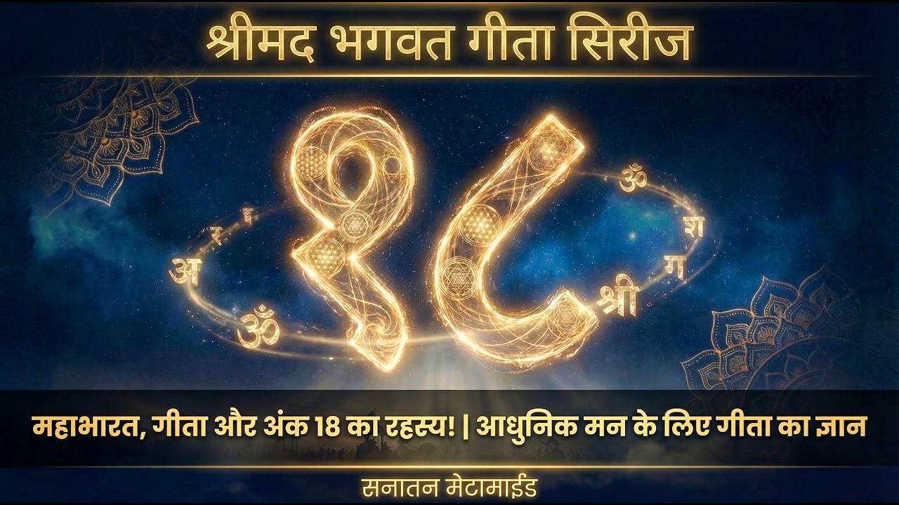 महाभारत, गीता और अंक 18 का रहस्य | भगवद्गीता की रचना | गीता ज्ञान हिंदी में  | Sanatan MetaMind