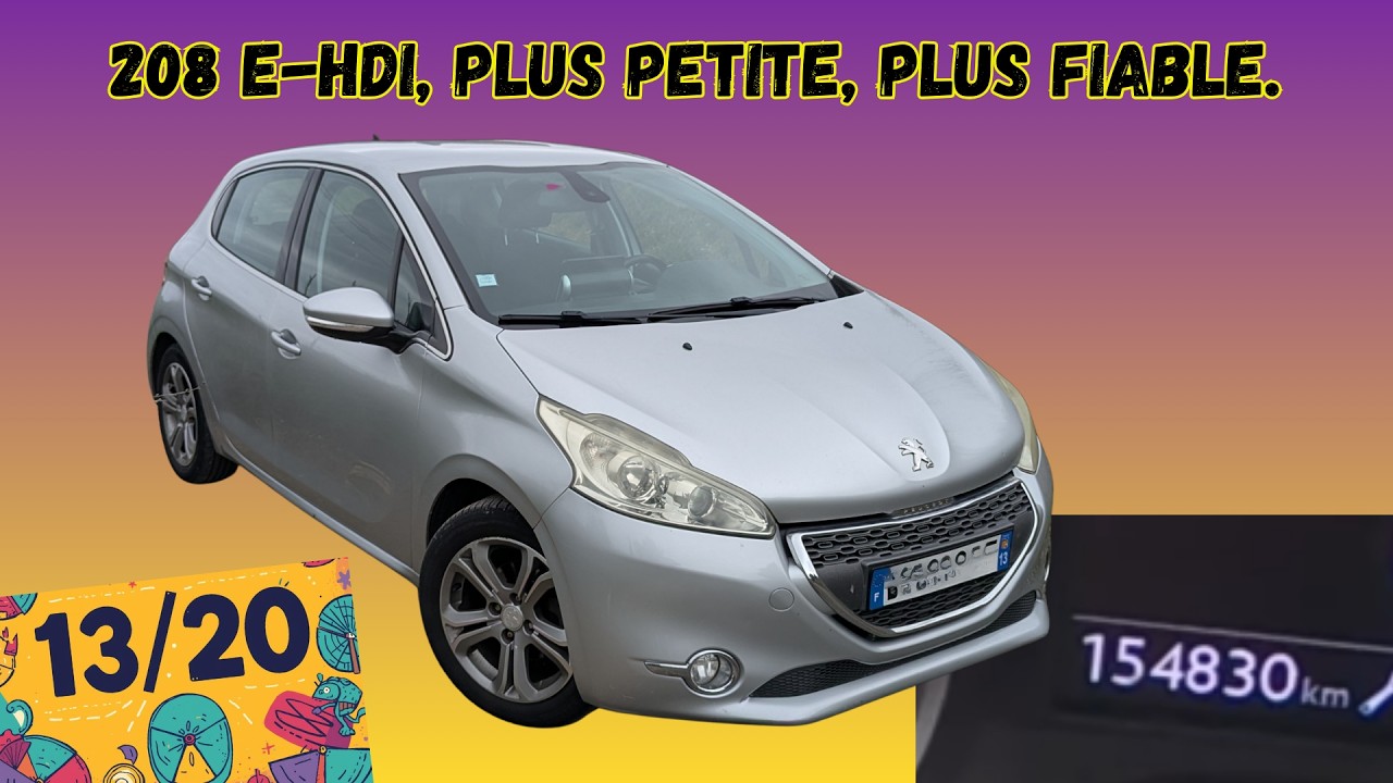 AVIS FIABILITE - PEUGEOT 208 HDI ( 2012- 2019 ) - BILAN APRÈS + DE 150000 KILOMÈTRES !