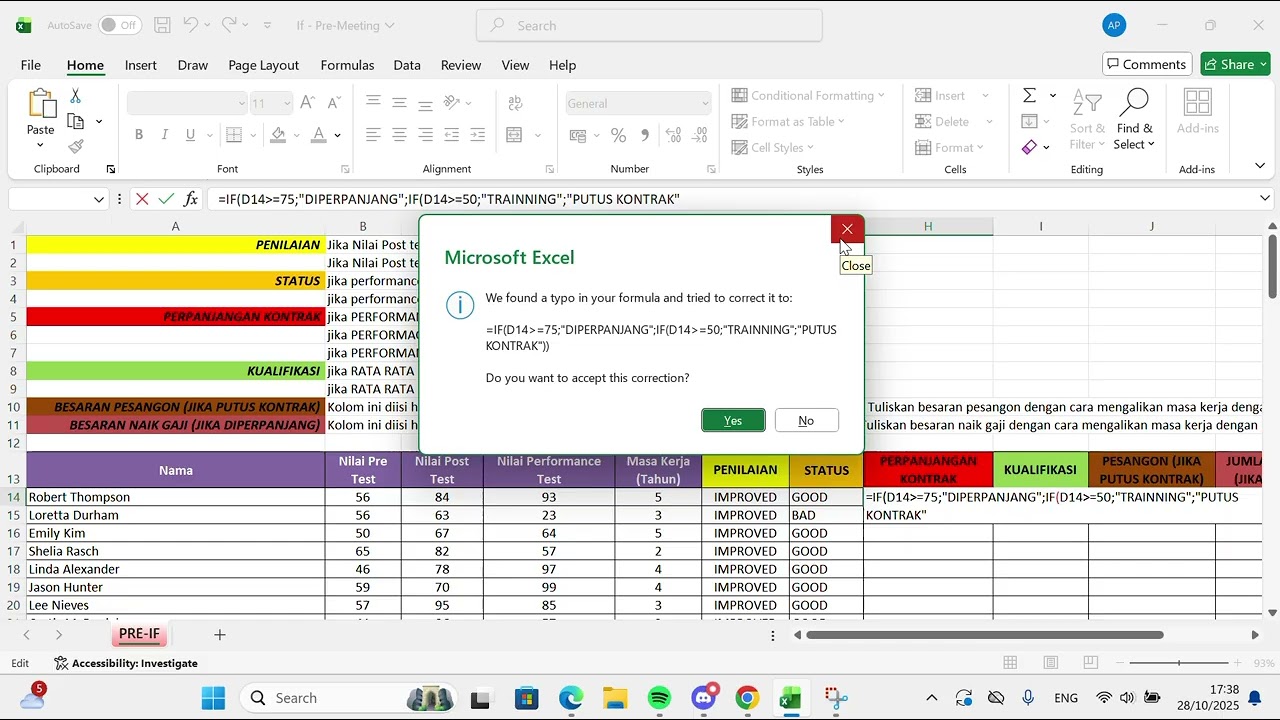 IF EXCEL - Aldilla Pangestu - 123241184