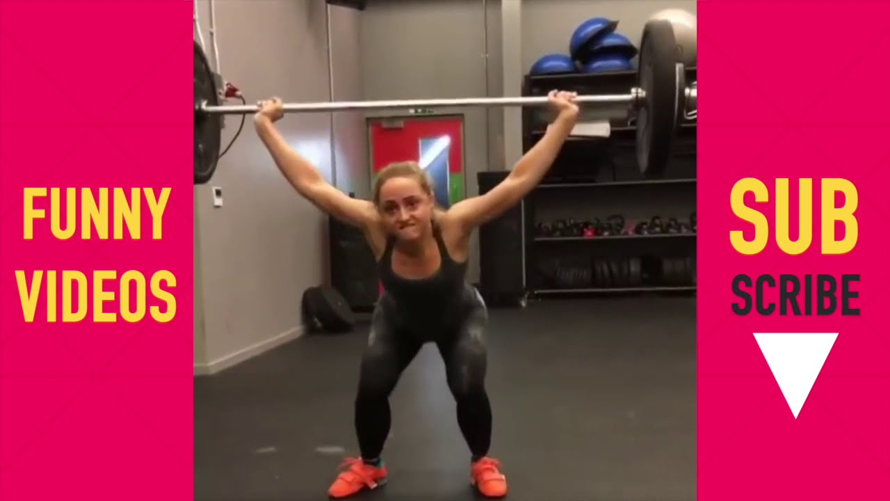Funny Girls Workout Fails at GYM [2020] People Are Crazy hot girl backflip at the end of the video