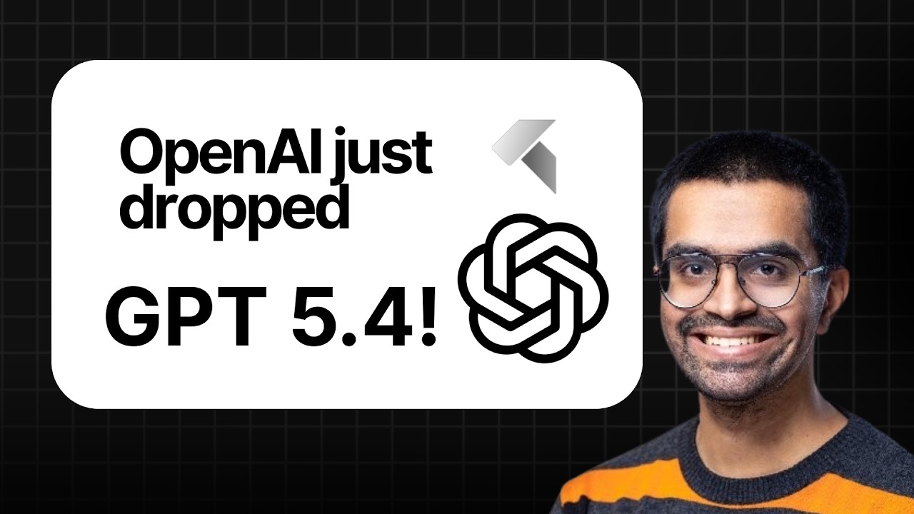 OpenAI just dropped GPT-5.4! - Vibe Coding to build a Full Stack App