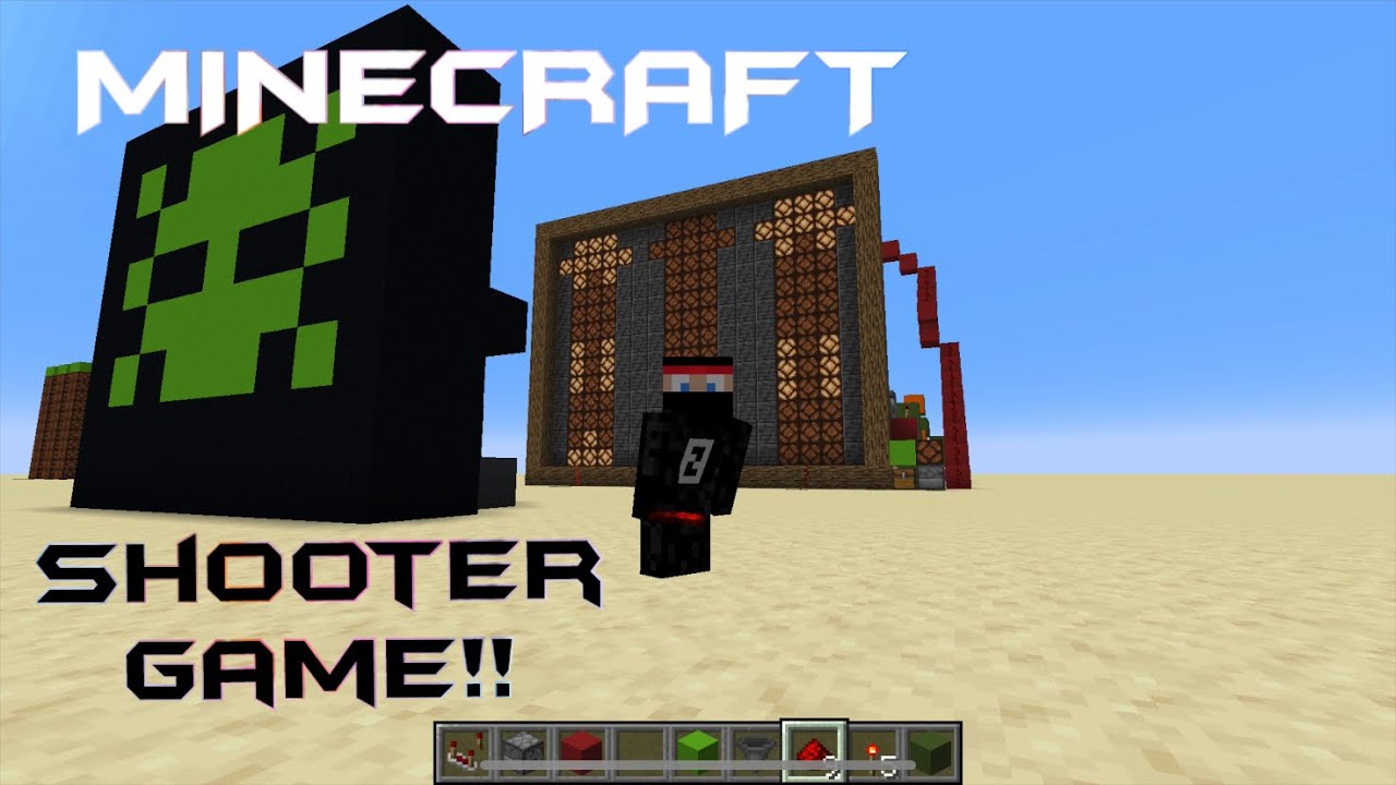 How it works| Space Invader Redstone Screen Game