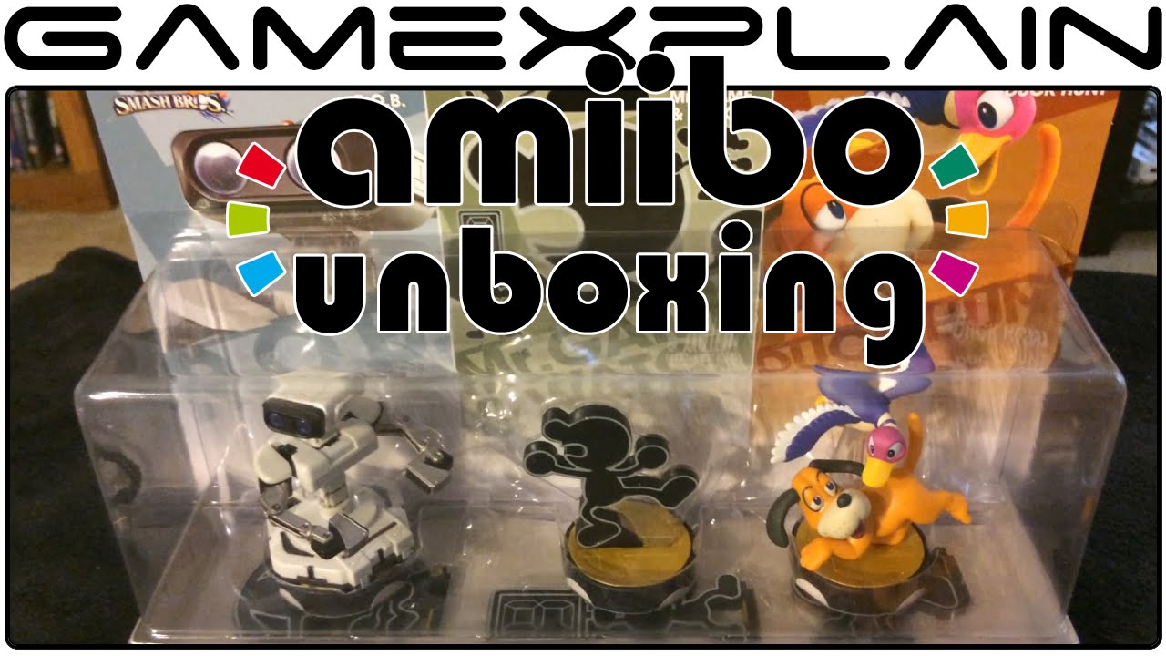 Retro 3-Pack amiibo Unboxing!