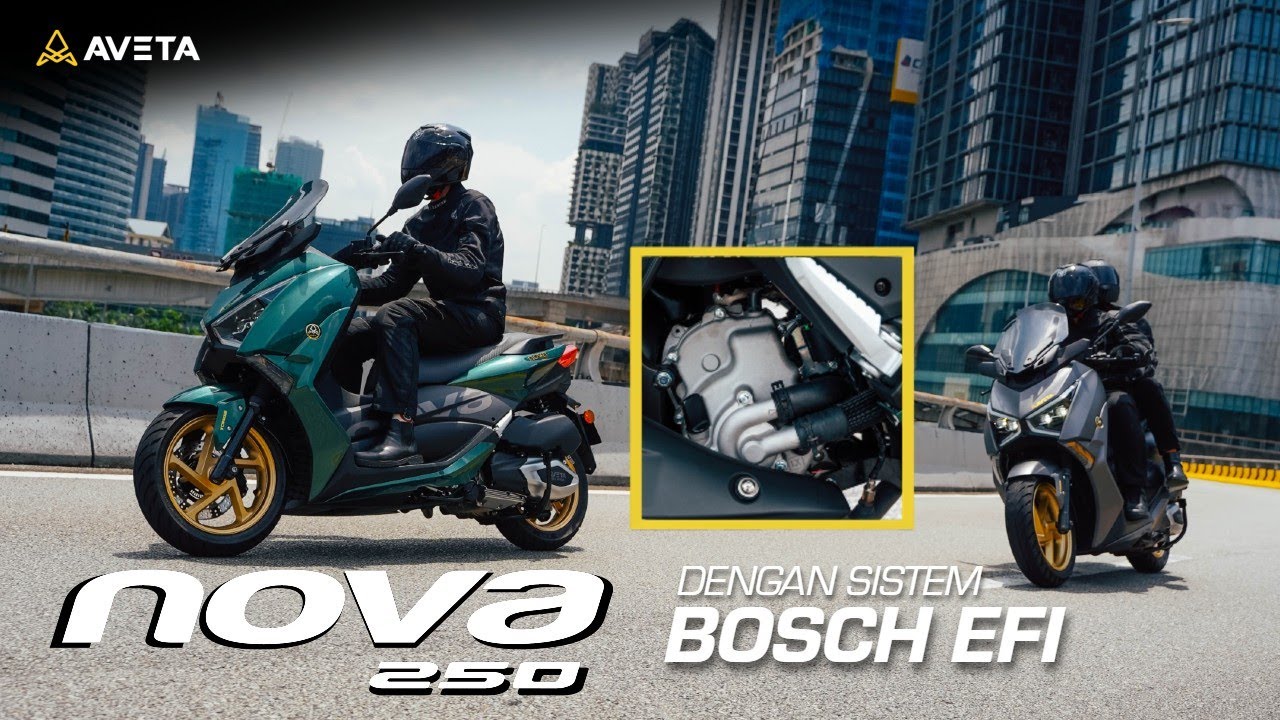 Nova 250 lengkap dengan sistem Bosch EFI!