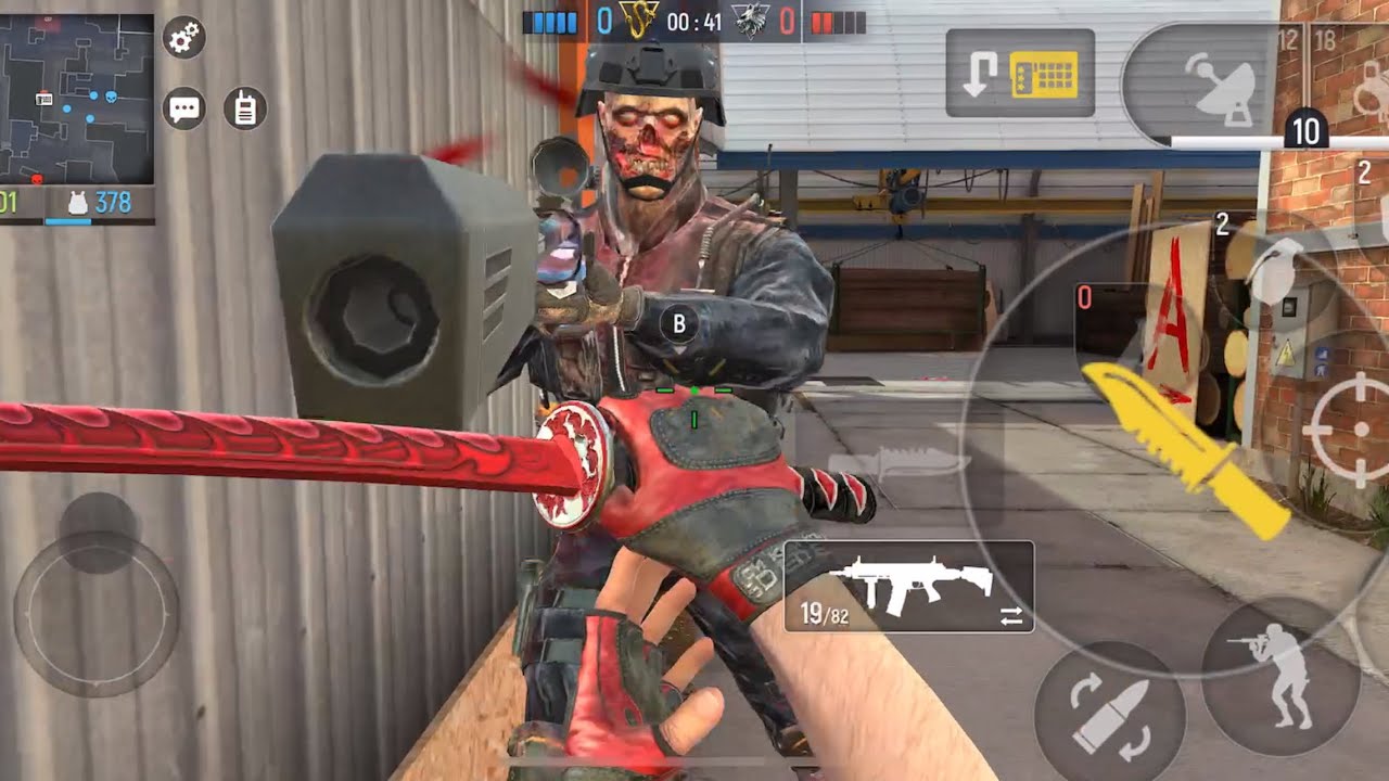Modern Ops - bomb mode vs [PRФ1]YouTube Woodman 🤝🤝good game
