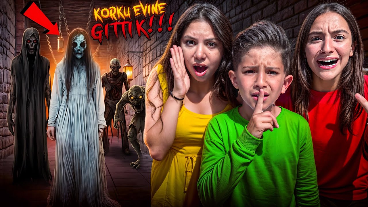 KORKU EVİNE GİTTİK!!! TUZAKLARDAN KURTULMAYA ÇALIŞTIK