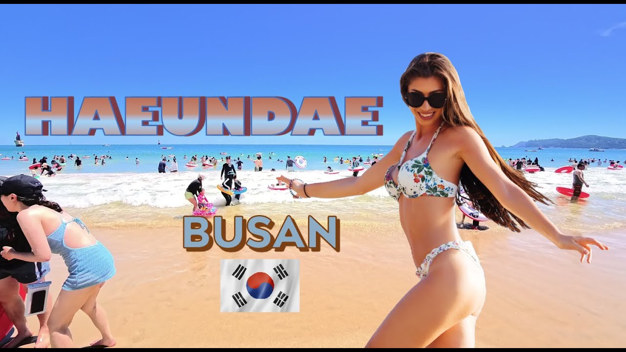 HAEUNDAE BEACH || CHILLING VIBES IN SUMMER | BUSAN SOUTH KOREA