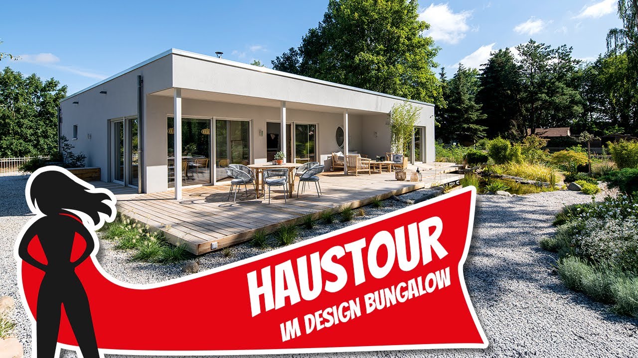 Design Bungalow: Sch&ouml;ner Wohnen f&uuml;r Best-Ager von Fingerhaus | Haustour | Hausbau Helden