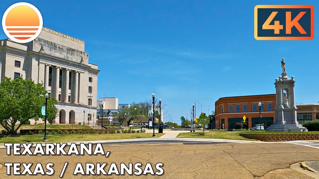 Texarkana, Texas and Arkansas! Drive with me!