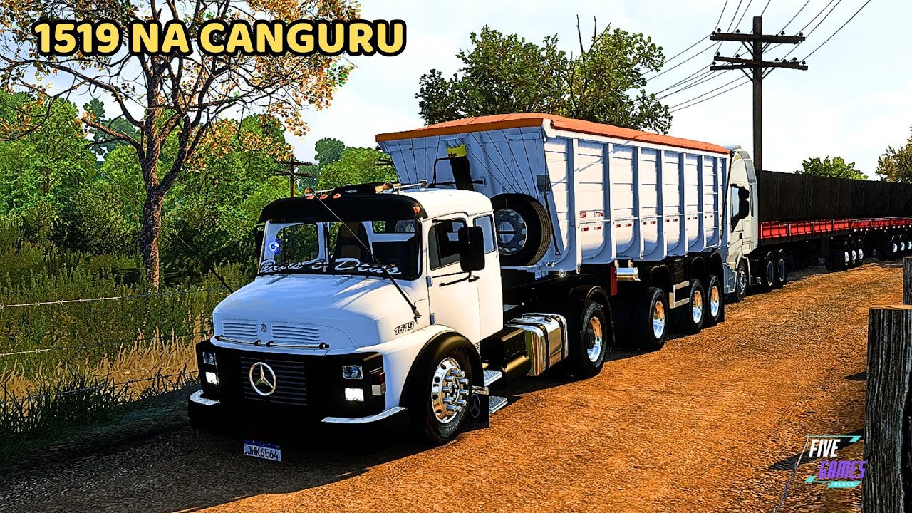 MB 1519 QUALIFICADO - CANGURU ROSSETI - MAPA ROTAS BRASIL - ETS2