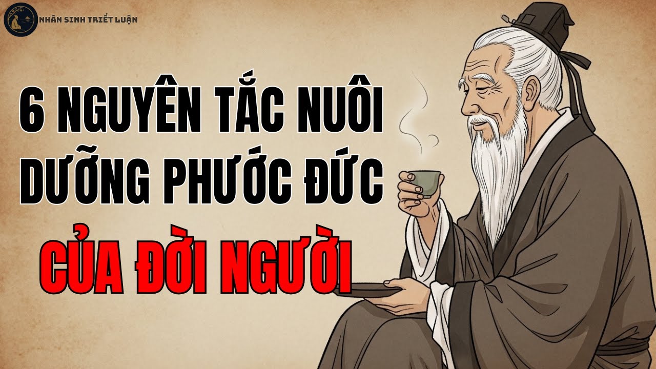 6 NGUYÊN TẮC VÀNG NUÔI DƯỠNG PHƯỚC ĐỨC CẢ ĐỜI NGƯỜI | NHÂN SINH TRIẾT LUẬN