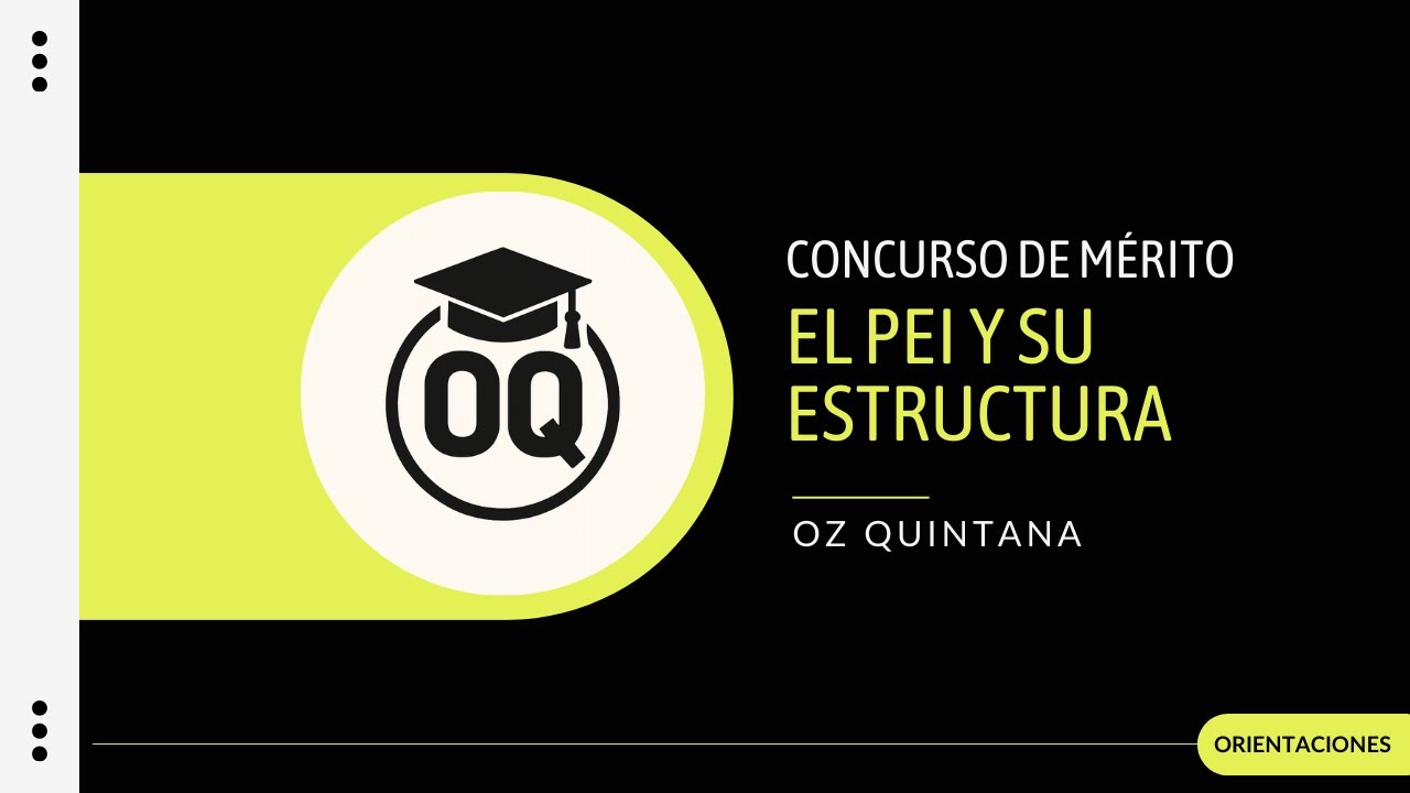 ¿Por qué es un ERROR no conocer la estructura del PEI?