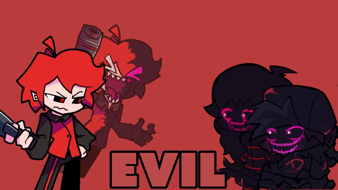 FNF CORRUPTION Robert (Red Imposter) Vs Evil Boyfriend Day 1 + 2