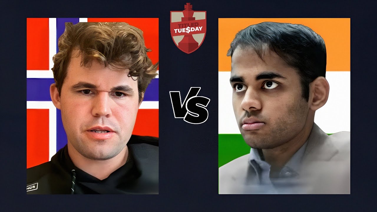Magnus Carlsen vs Arjun Erigaisi | Titled Tuesday | February 24, 2026
