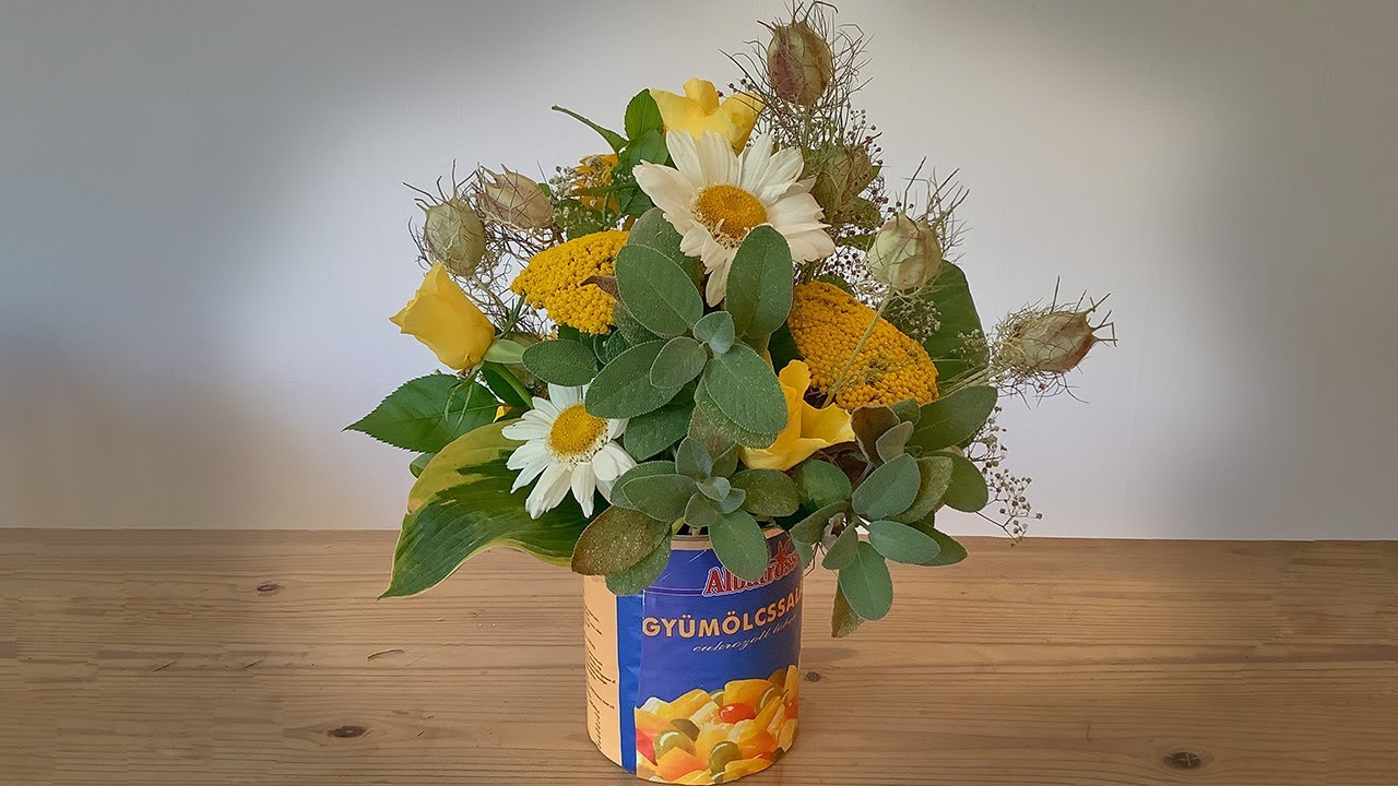 How To Make A Flower Design In A Tin - Ideal Children's Project