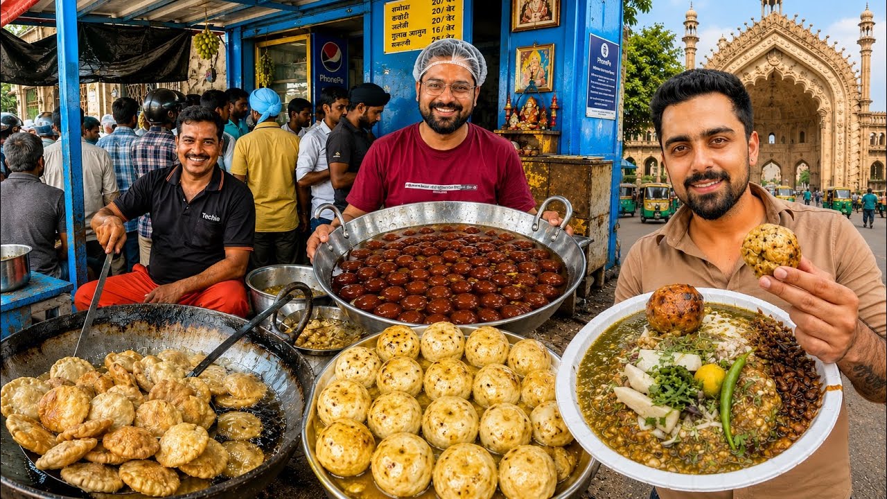 Lucknow Food Tour | 3 Must Try Local Street Food in Lucknow | Famous Lucknow Street Food