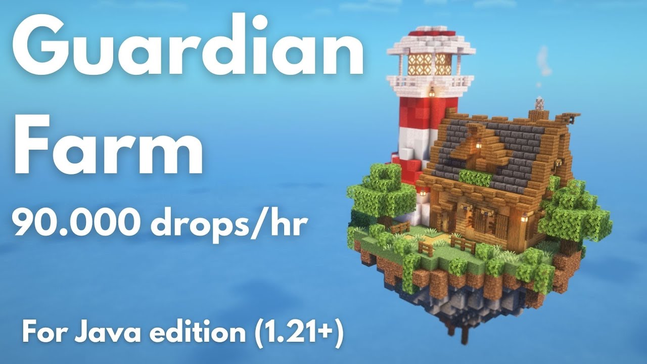 GUARDIAN FARM | Minecraft Tutorial | Java [1.21+]