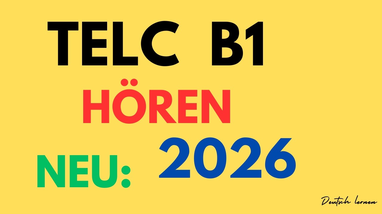 B1 TELC Püfung HÖREN