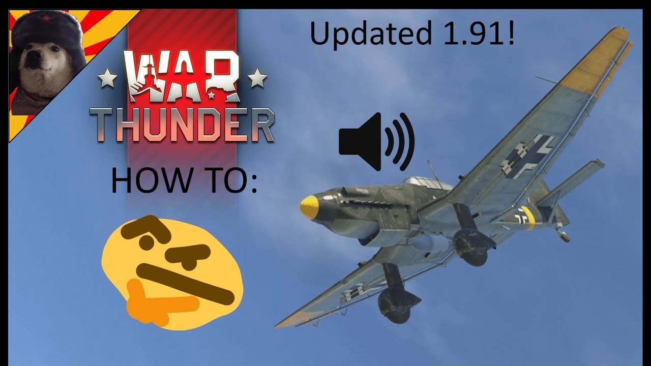 How to Ju-87 siren in War Thunder & How it sounds from the ground | Jericho Trumpets [UPDATED 1.91]