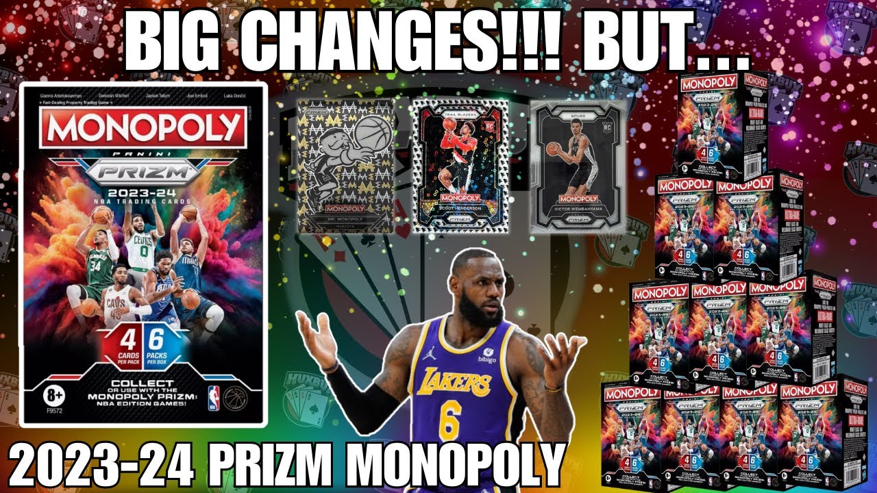 PLENTY OF WEMBY'S🔥 BUT PLENTY OF BUTTS 🚨 || 2023-24 Panini Prizm Monopoly Basketball Blaster Box x10