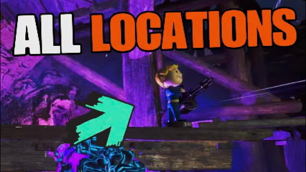 * ALL BOBBLEHEAD LOCATIONS * on Ashes of The Damned BO7 Zombies !!! ( PROJECT RADS LTM )