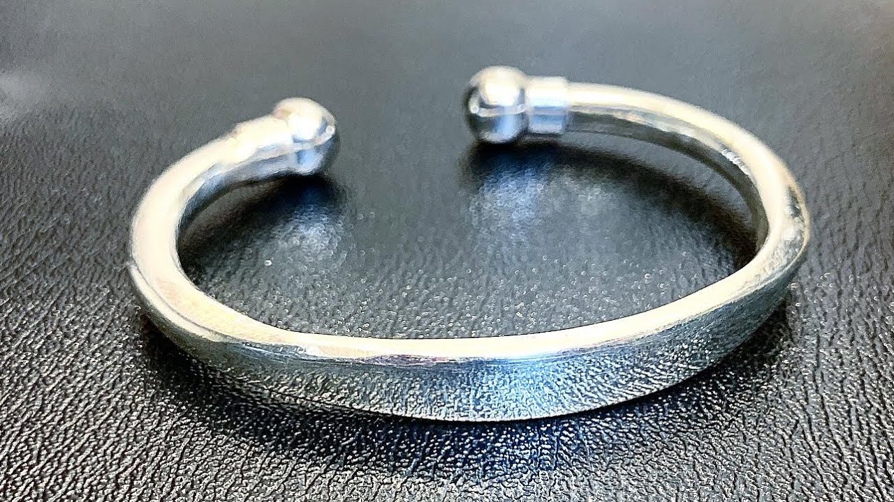 Making a Heavy Solid Silver Torque Bracelet Cuff! | Jewelry Making | DIY | How it&rsquo;s made | 4K Video