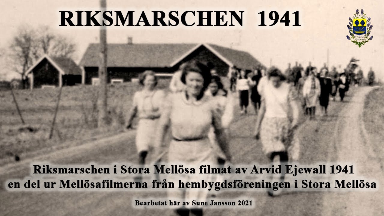 Riksmarschen i Stora Mell&ouml;sa 1941