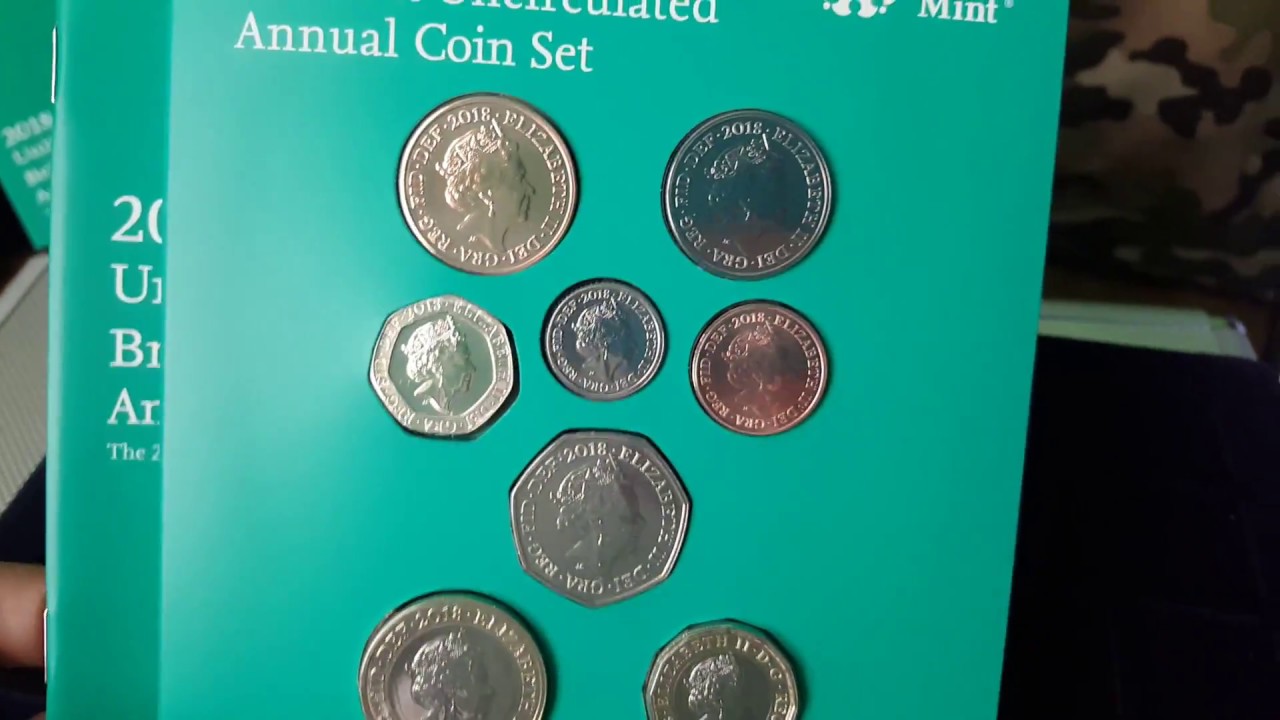 2018 coin set and 2018 sir Isaac Newton 50p
