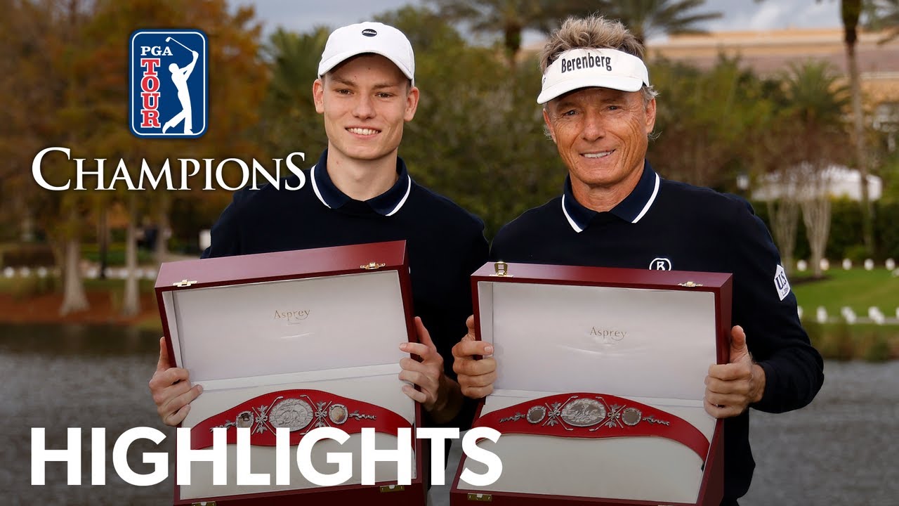 Bernhard and Jason Langer shoot 13-under 59 | Round 2 | PNC Championship | 2023
