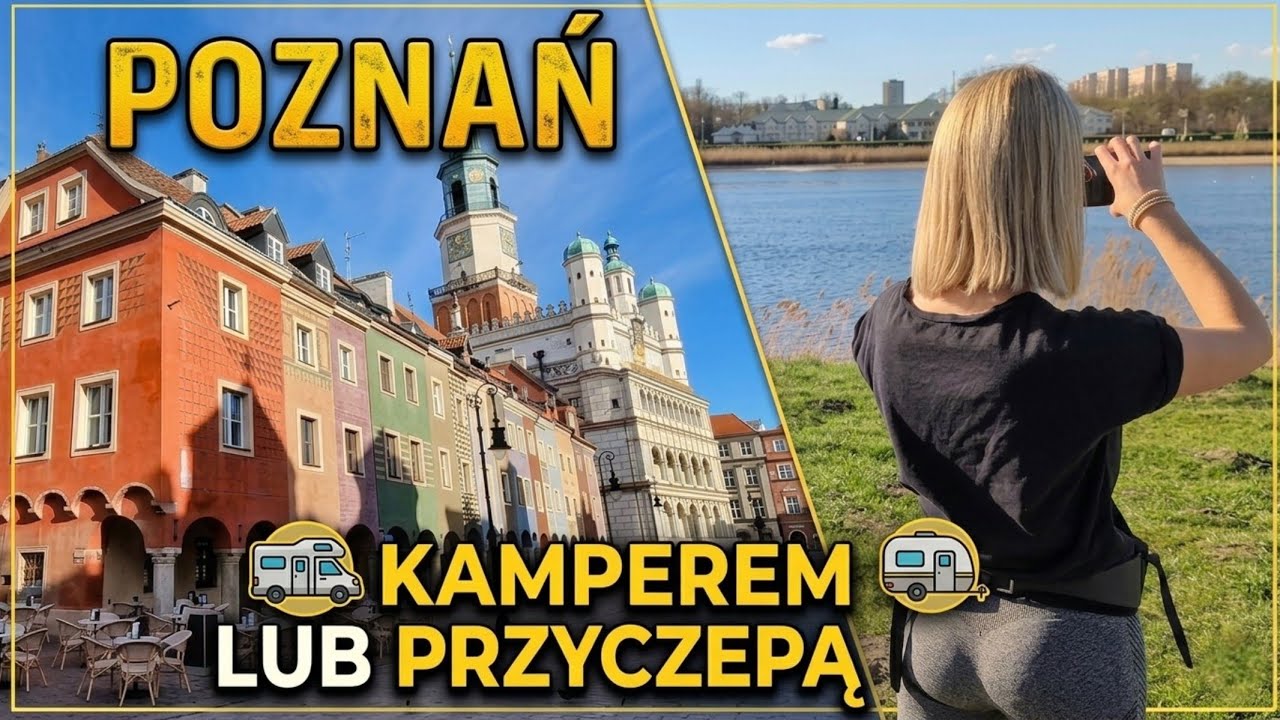 Poznań PRZYCZEPĄ Kempingową | Kamperem | Na dziko 🚋 Zwiedzanie Poznania z dzieckiem