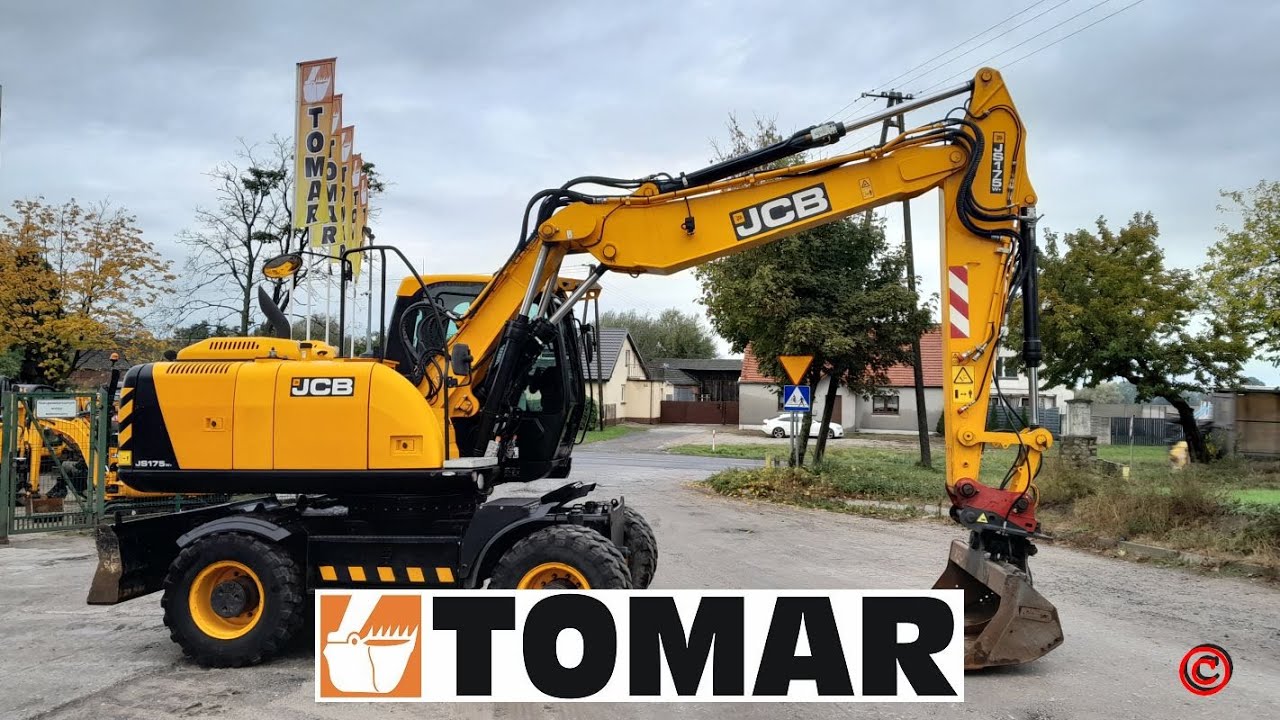 JCB JS175W 2020r 9532 tel. +48 575 316 333 wheeled excavator koparka kołowa