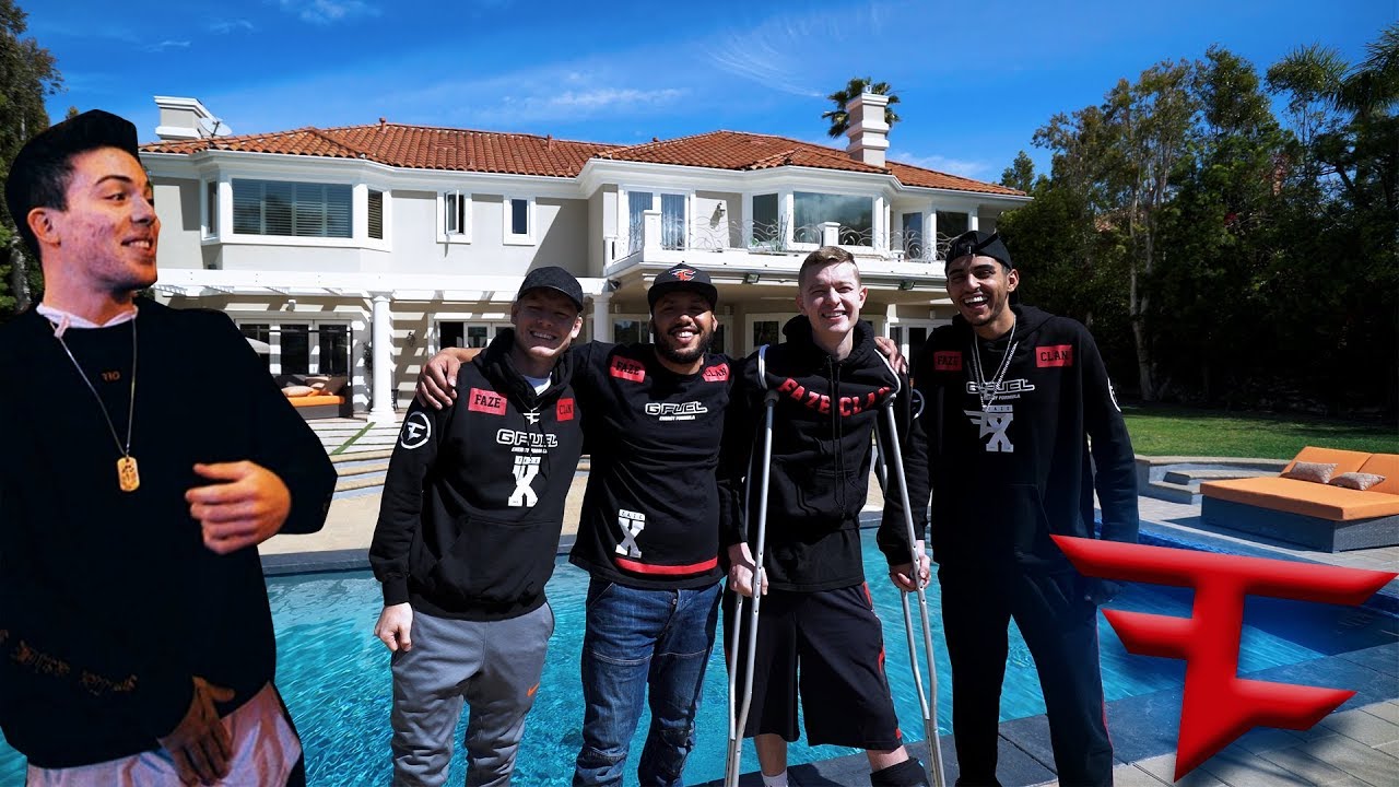 VISITING THE BRAND NEW FAZE HOUSE!!!