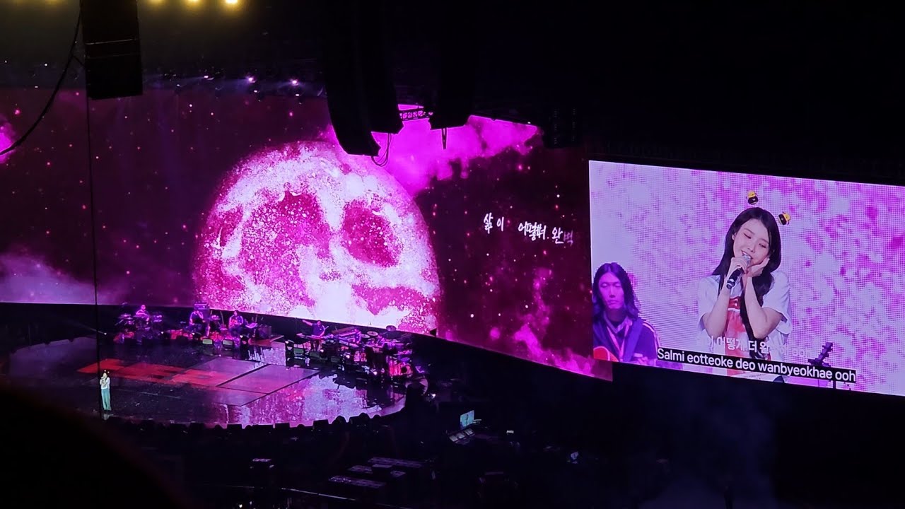IU(아이유) Performs Strawberry Moon LIVE @ Philippine Arena | 4K FanCam