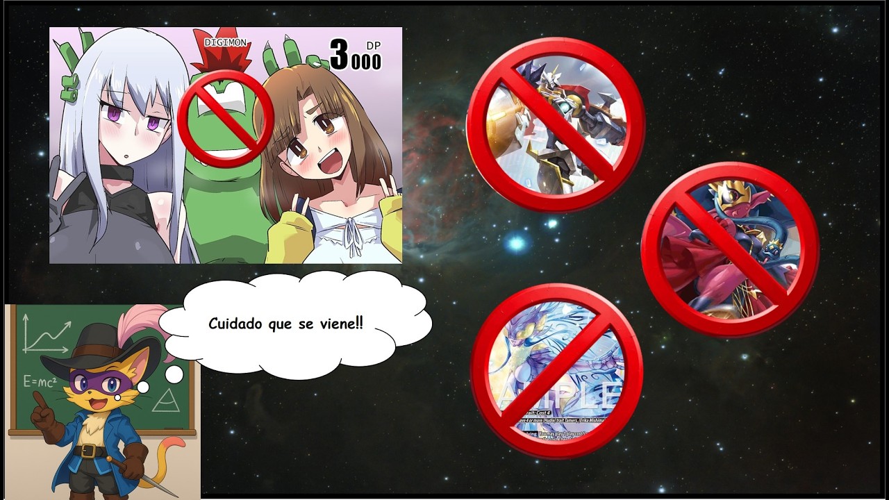 Predicciones de la Banlist de Digimon TCG - marzo 2026