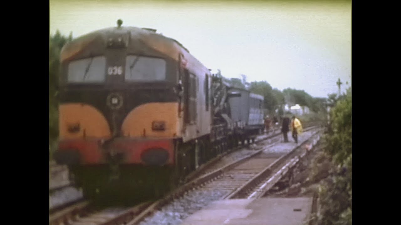 CI&Eacute; PWD, Freight and Passenger trains @ Cobh Junction (1981)