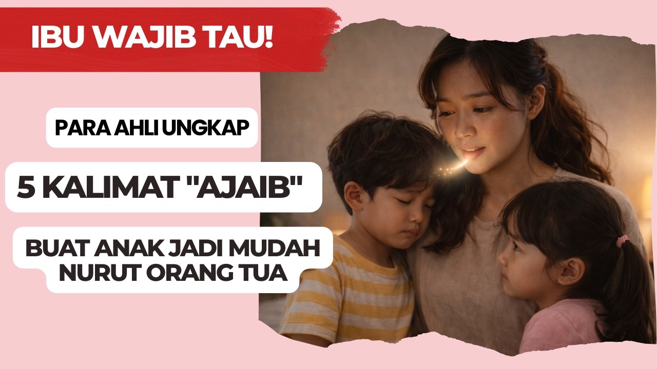 5 Kalimat Ajaib yang bikin Anak Nurut Tanpa Disuruh Berkali-kali
