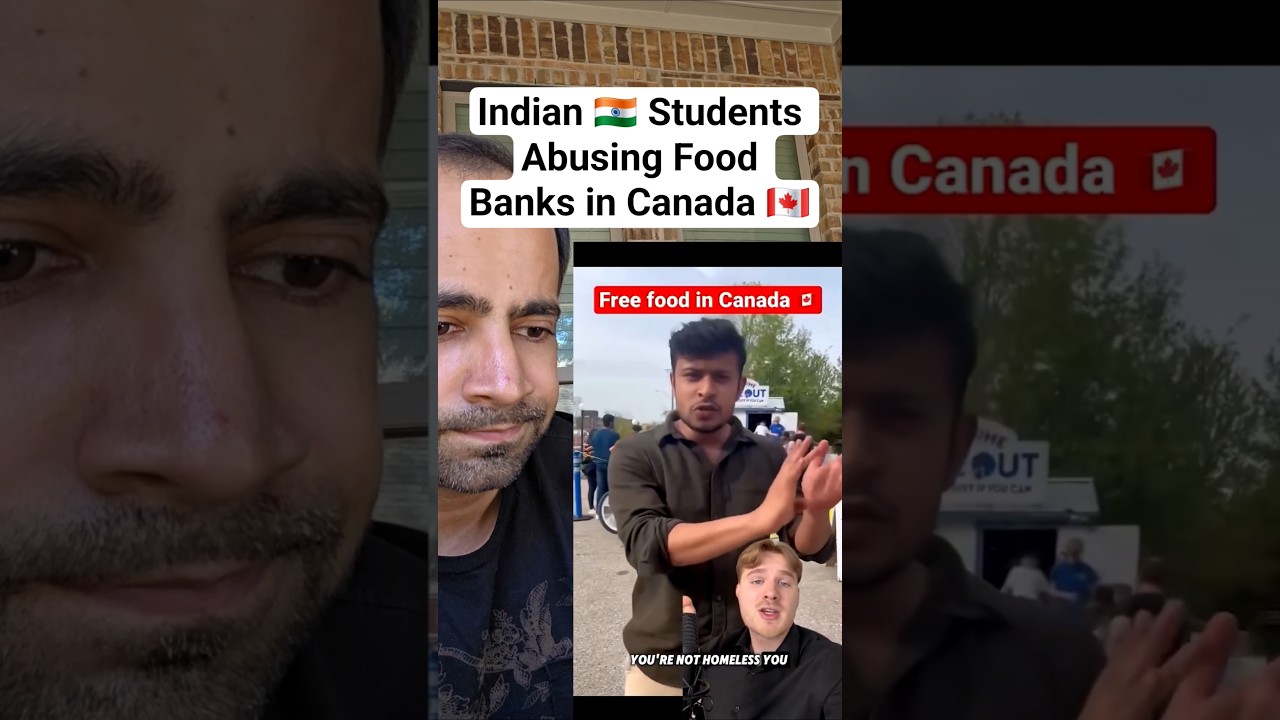 Indian Students Abusing Food Banks in Canada #shorts #indiansincanada #civicsense