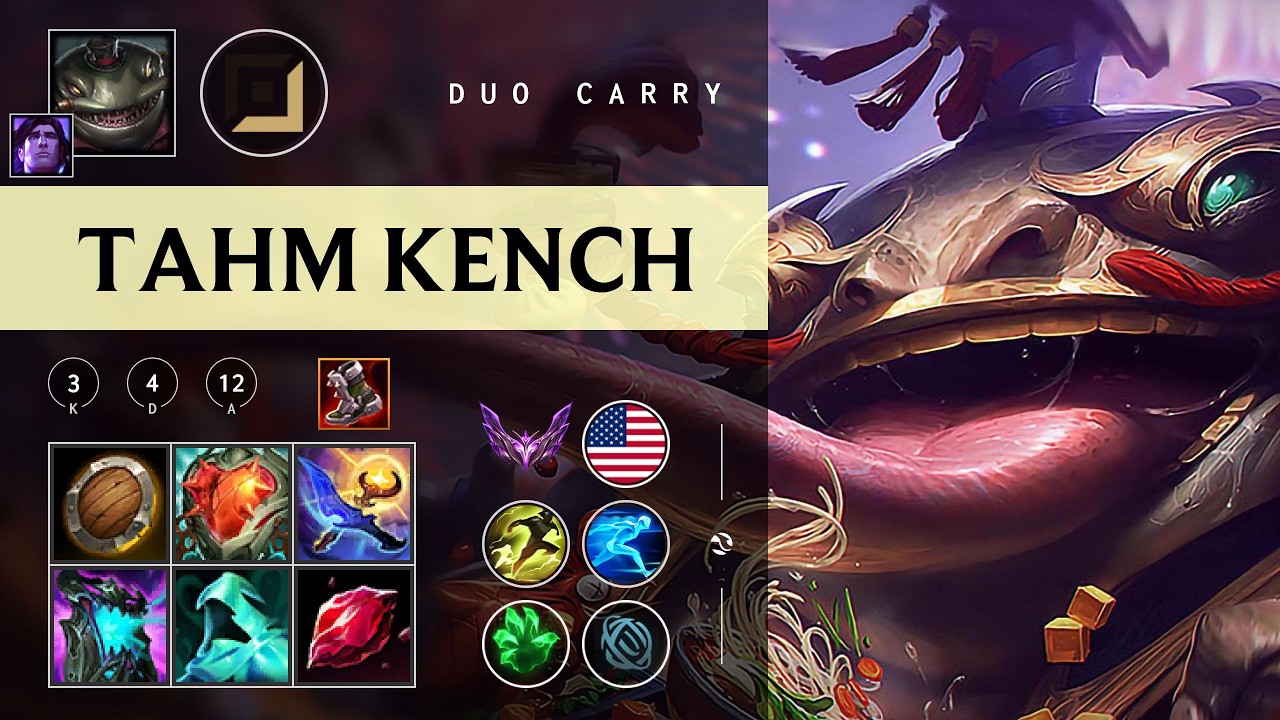 Tahm Kench Carry vs Twitch - NA Master Patch 26.03