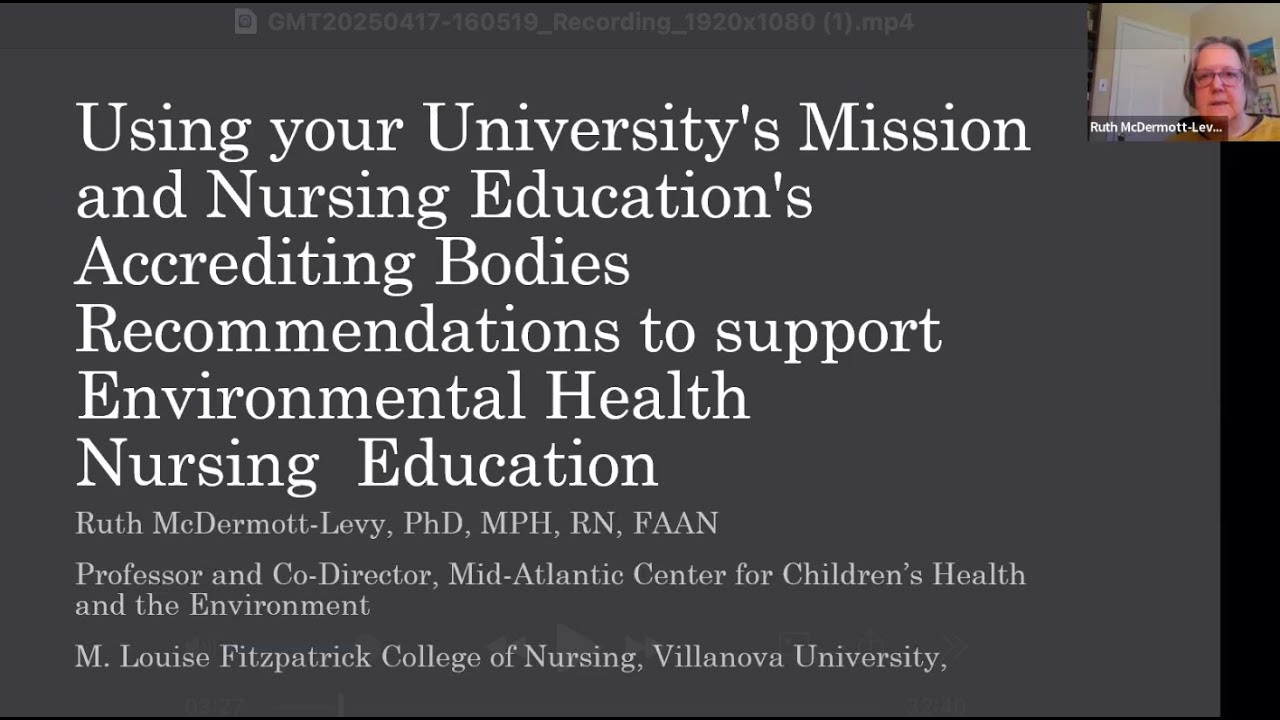 Using your University's Mission and Nursing Education's Accrediting Bodies Recommendations