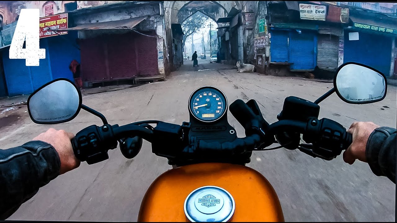 RENTING A HARLEY DAVIDSON IN INDIA in 4K