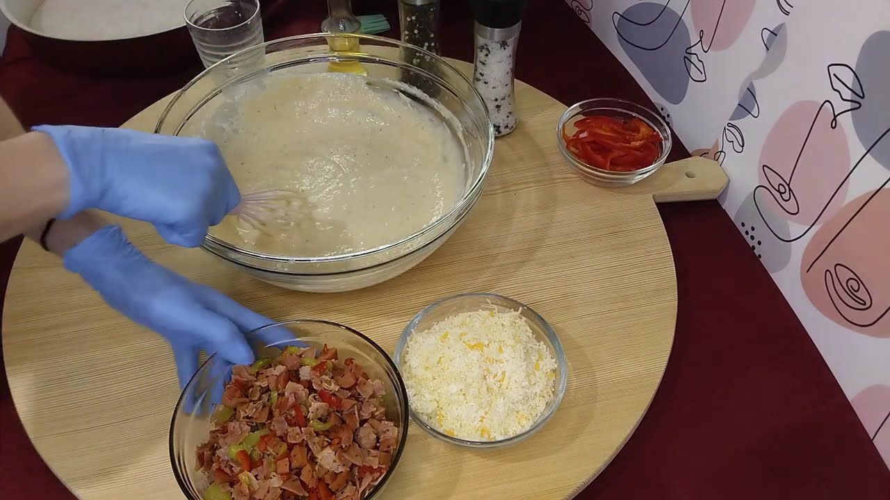 One Dough, Two Recipes |Pizza & Savory Cupcakes 🍕🧁Μία ζύμη, δύο συνταγές  Πίτσα & Αλμυρά Cupcakes 🍕🧁