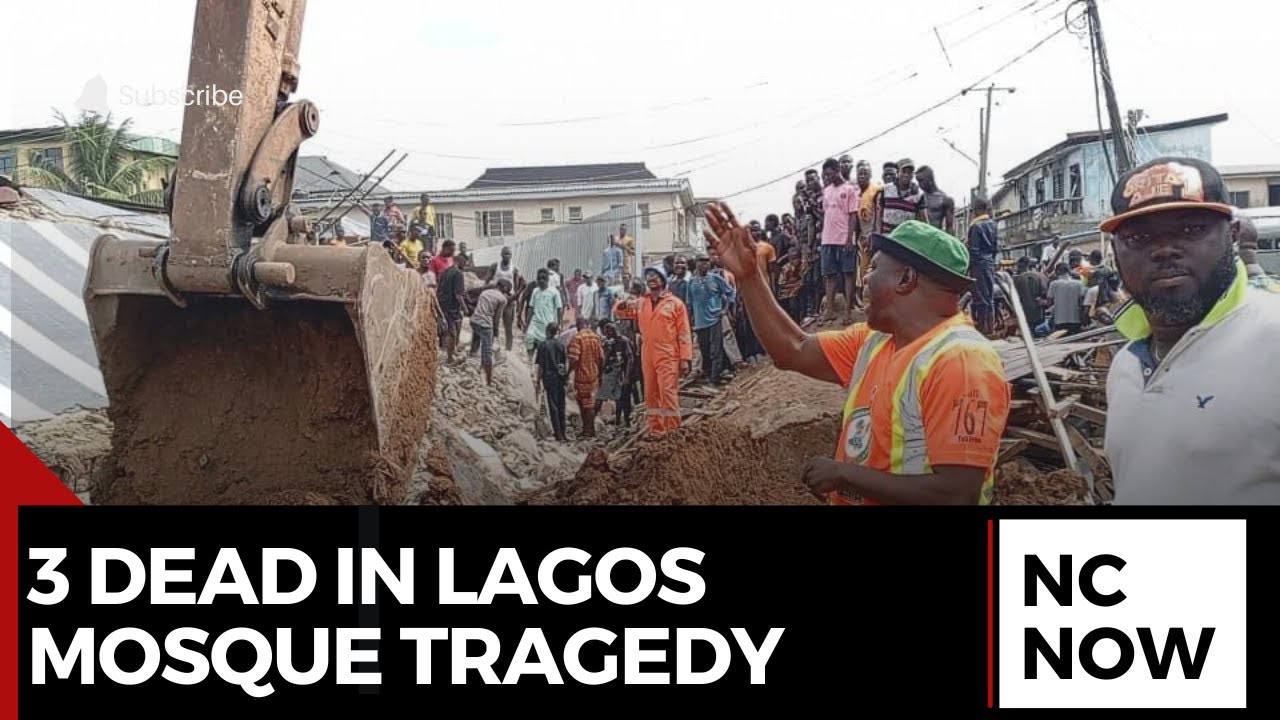 3 Dead, 7 Injured in Lagos Mosque Collapse