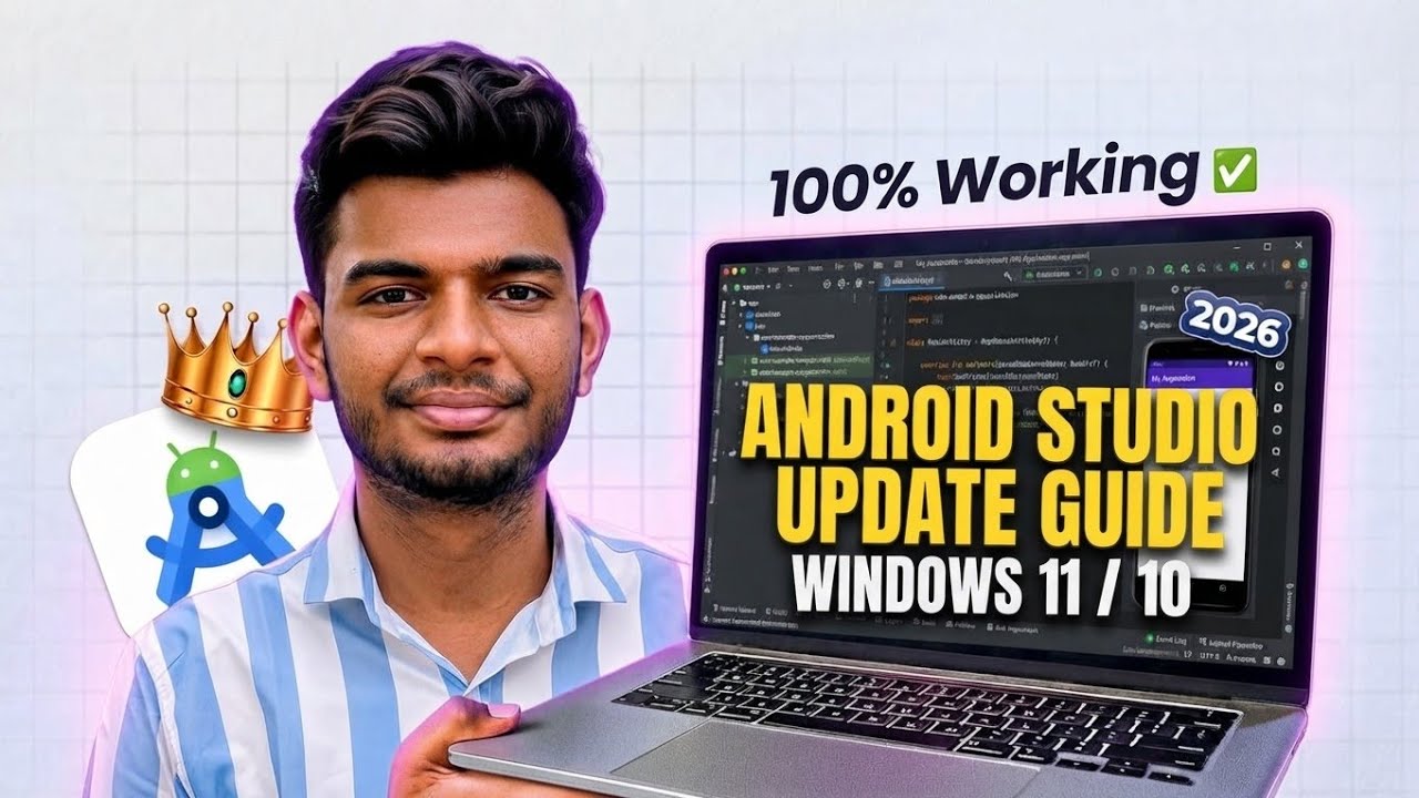 Как обновить Android Studio до последней версии (2026) | Руководство по обновлению Android Studio